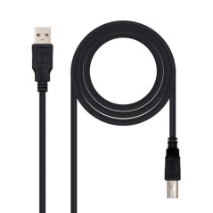 Cable de Impresora USB-A 2.0 Macho a USB-B Macho 4.50m